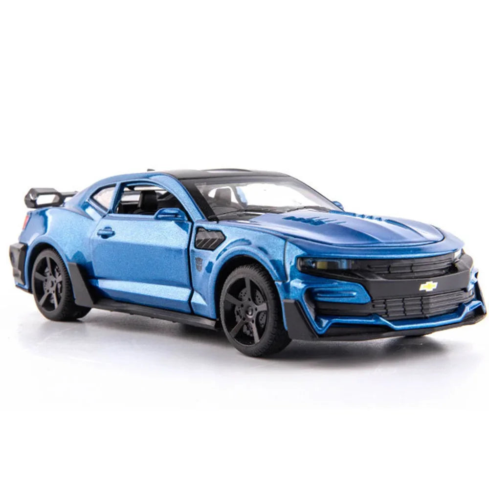 Camaro Alloy Car -Door Pull-Back Toy with Sound & Lights for Kids & Collectors
