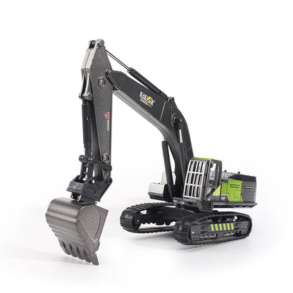 1:50 Construction Vehicle Toy Set – Bulldozer, Excavator, Crane &amp; Forklift Models
