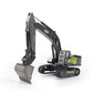 1:50 Construction Vehicle Toy Set – Bulldozer, Excavator, Crane &amp; Forklift Models