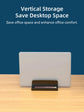 Adjustable Vertical Laptop Stand – Space-Saving Desktop Holder for MacBook, Tablets & Phones