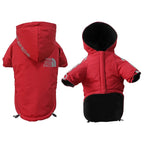 Reflective Waterproof Dog Jacket – Warm Cotton Hooded Winter Coat for Small & Medium Pets