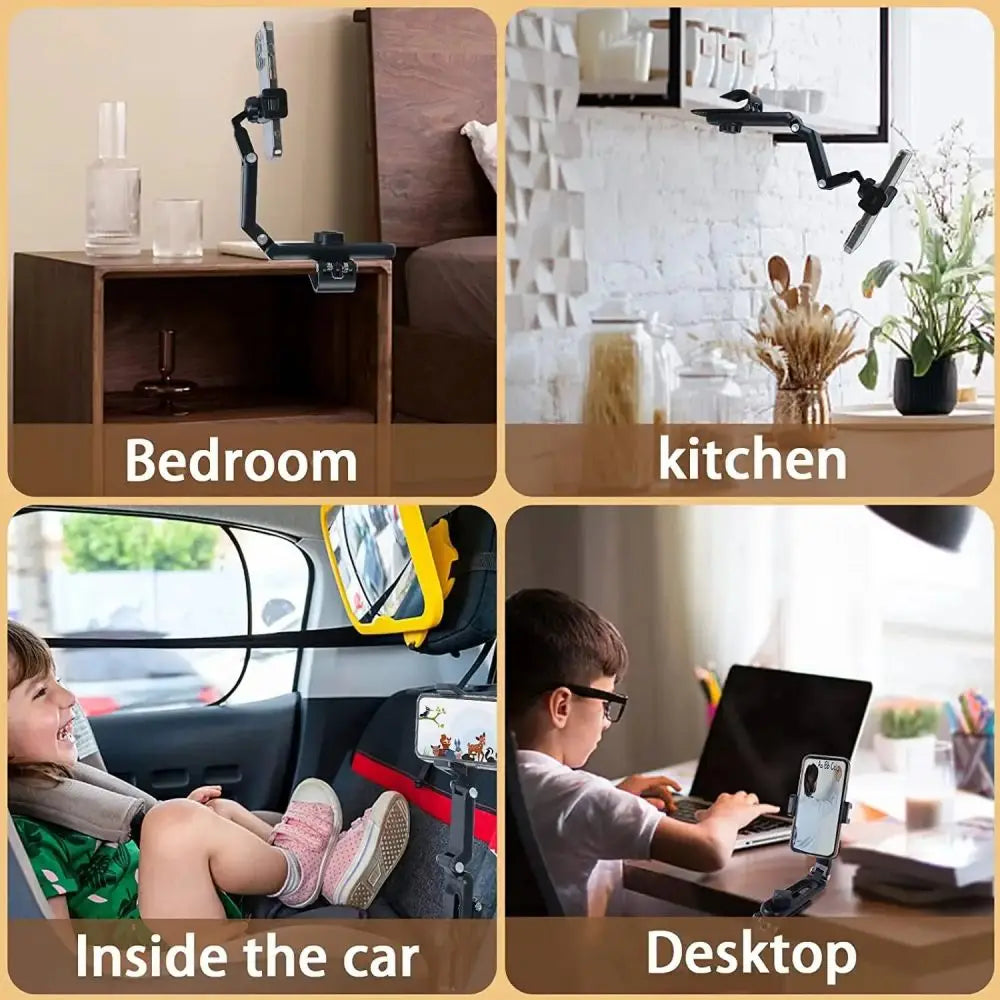 360° Sun Visor Phone Holder 🌞📱 | Multifunctional Car Mount for iPhone, Samsung & Android