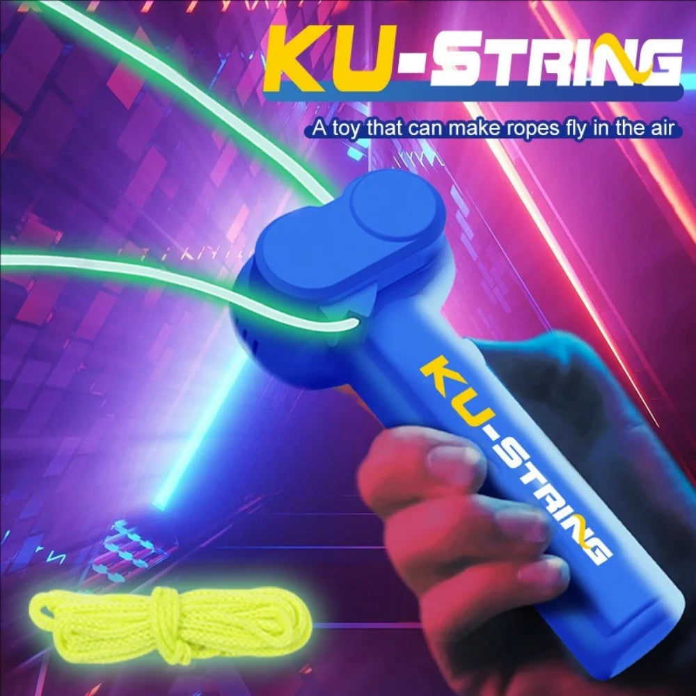 🌟 Glow-in-the-Dark Electric Rope Toy ✨ Fun Outdoor Play for Kids & Pets 🐾