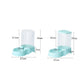 Pet automatic feeder cat drinking water bowl cat bowl dog bowl 3.8L large capacity combination grain storage barrel pet supplies - Zecs shopping
