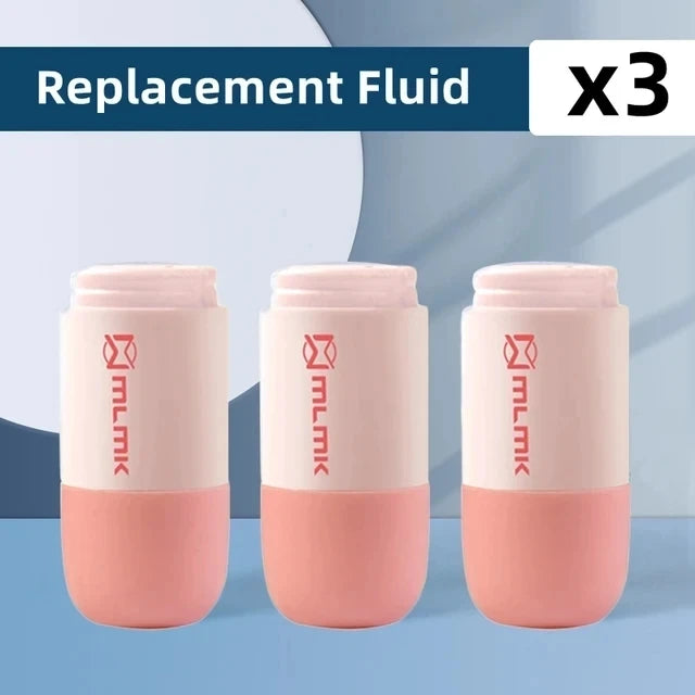 Thermal Paper Correction Fluid with Unboxing Knife Portable Durable Thermal Paper Data Identity Protection Fluid Eraser