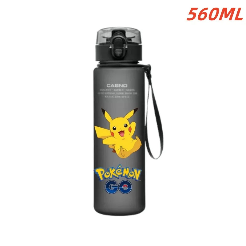 Pokemon Water Bottle ML Cute Pikachu & Gengar Kids Sports Cup Large Capacity Portable Drink Bottle