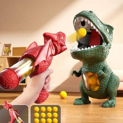 Dinosaur Shooting Tyrannosaurus Rex Ball Soft Bullet Gun Parent Child Interactive Puzzle