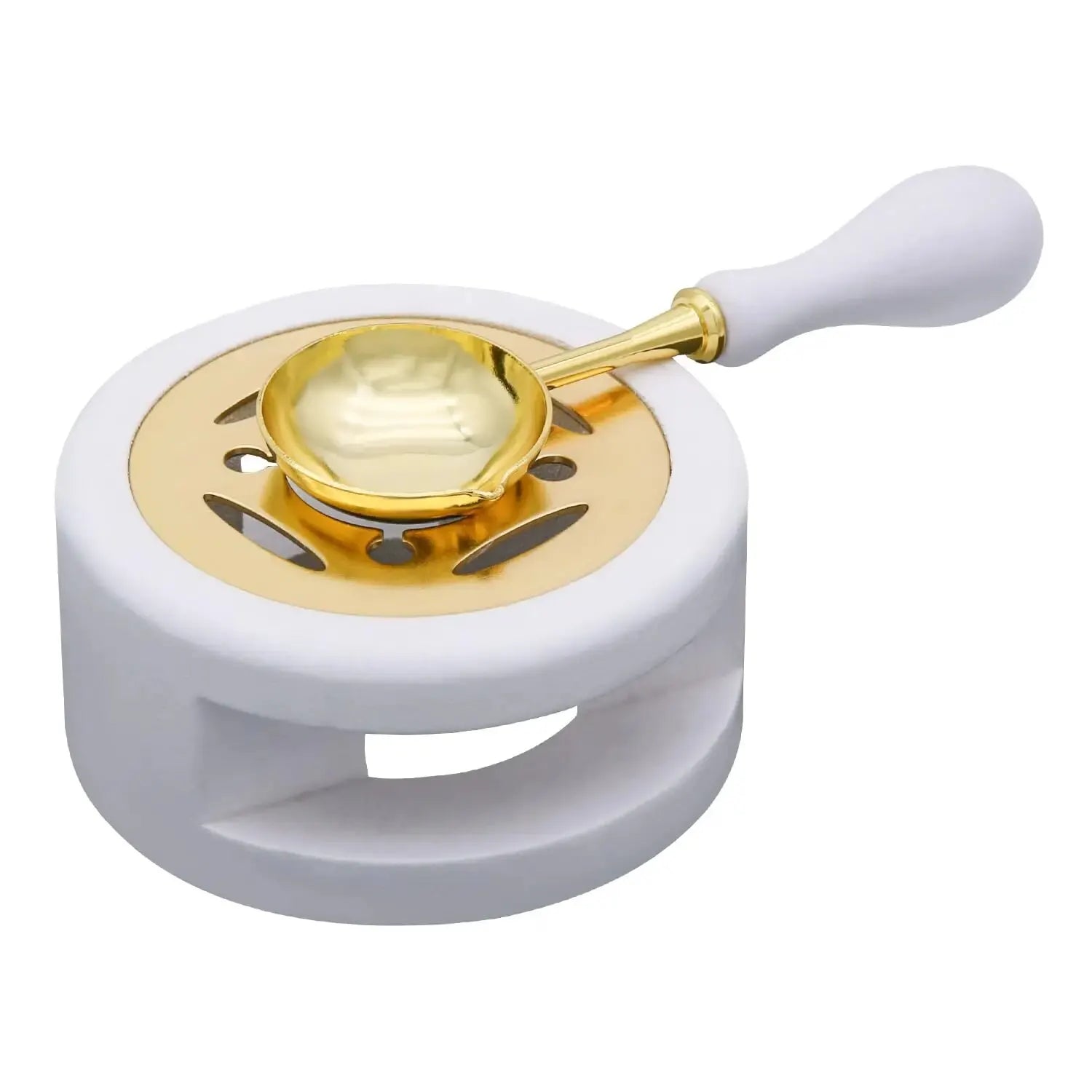 1set Wax Seal Warmer,Wax Seal Kit with Wax Seal Spoon for Melting Wax Seal Beads Or Sealing Wax Sticks - Zecs shopping