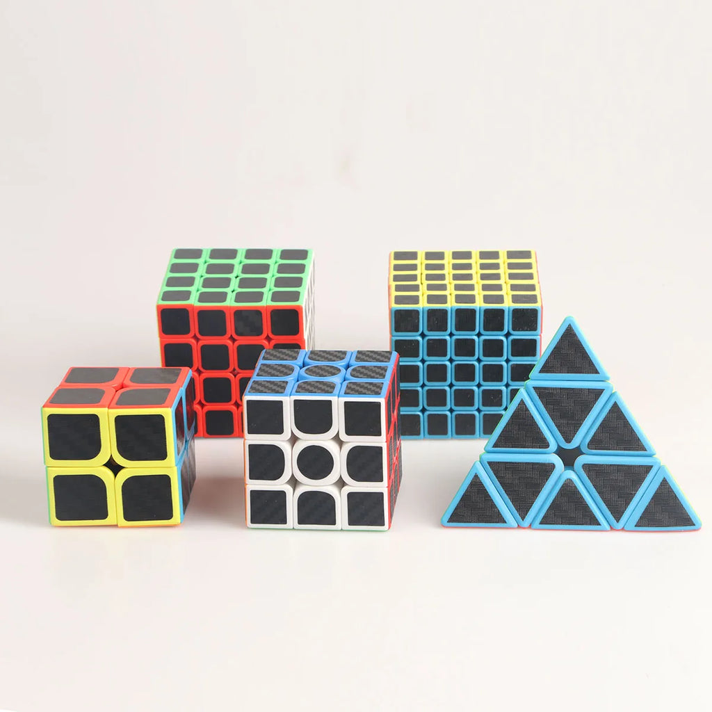Carbon Fiber Stickers X X X XPyramidprofessional Speed Fun Education Fingertip Pressure Reducing Puzzle Toys Fun Gift for Kids & Family