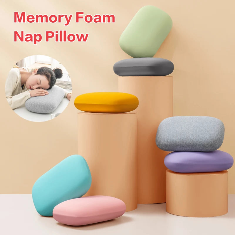 Multifunction Memory Foam Neck Pillow Slow Rebound Soft Travel Pillow for Sleeping Cervical Health Massage Nap Pillows - Zecs shopping