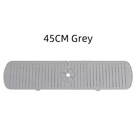 pc Kitchen Silicone Faucet Mat Water Ripples Faucet Water Catcher Mat Large Sink Splash Pad Bathroom Countertop Protector