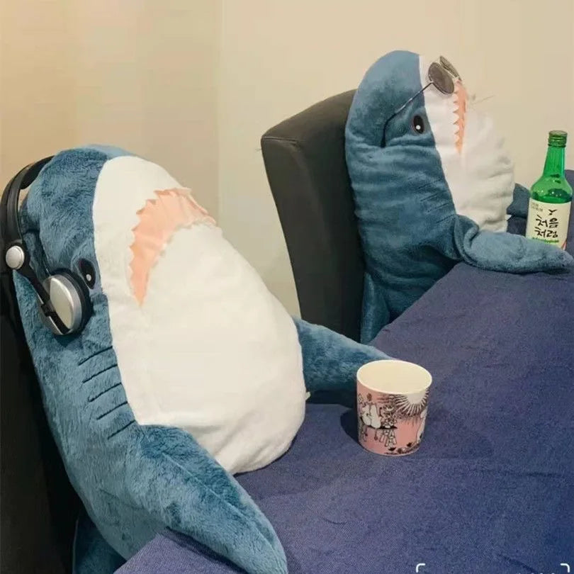 30cm Shark Toy Soft Stuffed Sea Animal Accompany Pillow High Quality Gifts For Birthday Children Boys Party Decro - Zecs shopping