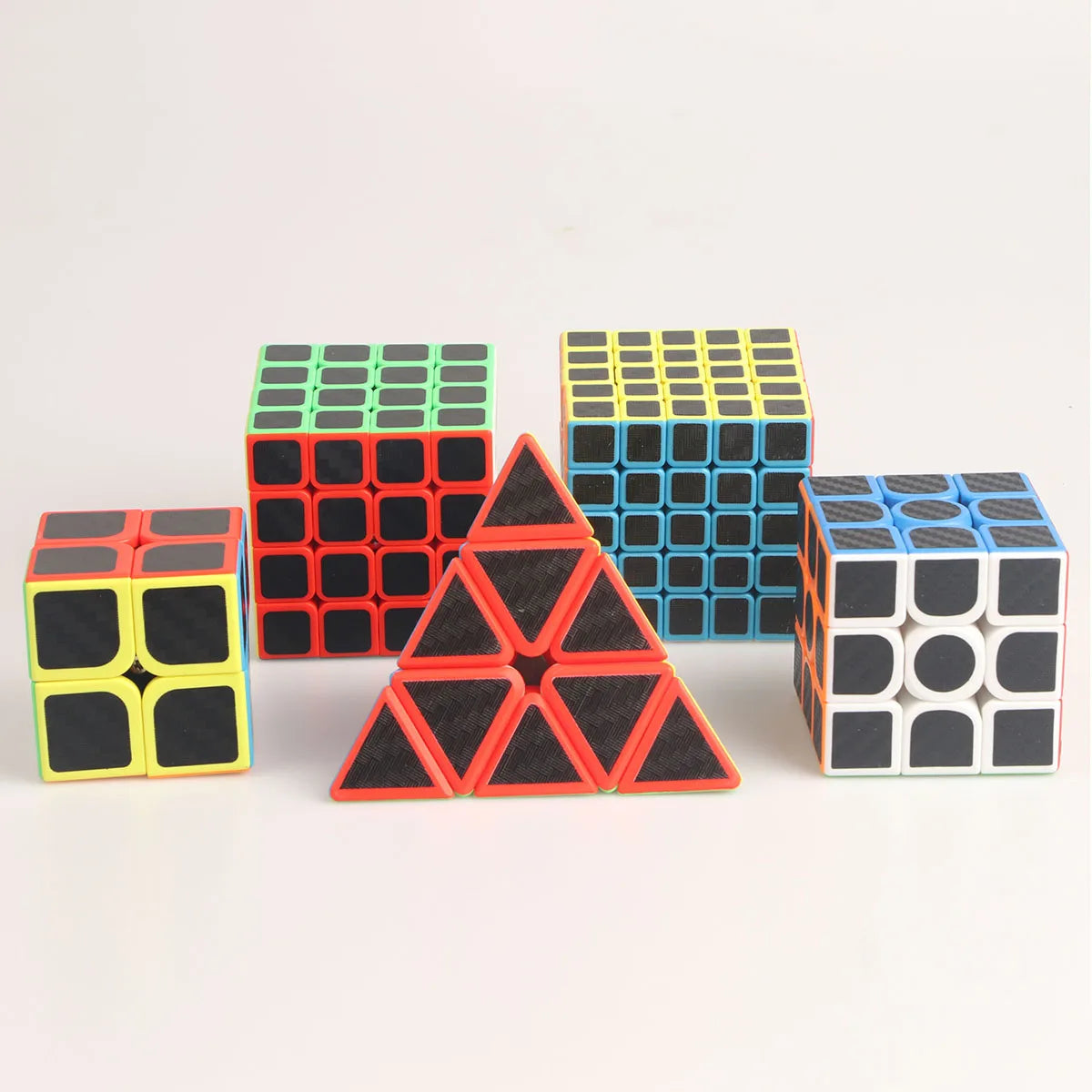 Carbon Fiber Stickers X X X XPyramidprofessional Speed Fun Education Fingertip Pressure Reducing Puzzle Toys Fun Gift for Kids & Family