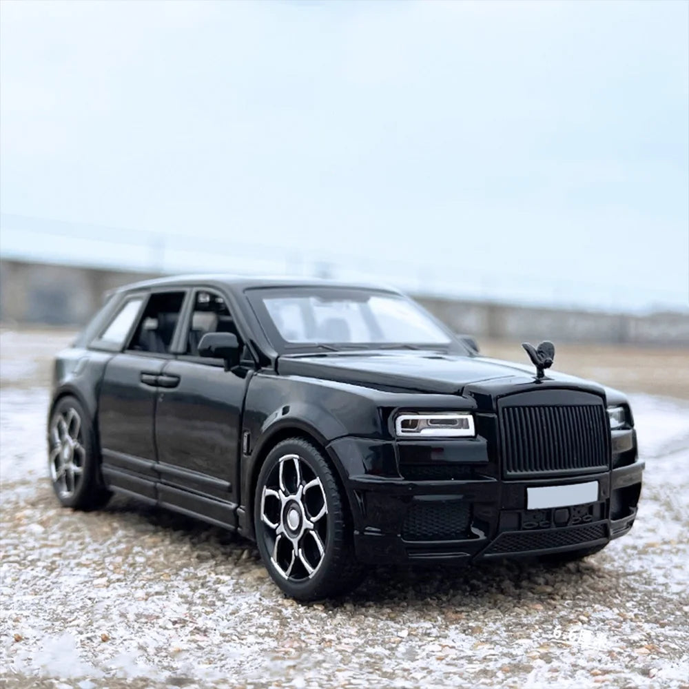 Luxury Business Car Model Mini Alloy Ride with Lights & Sound