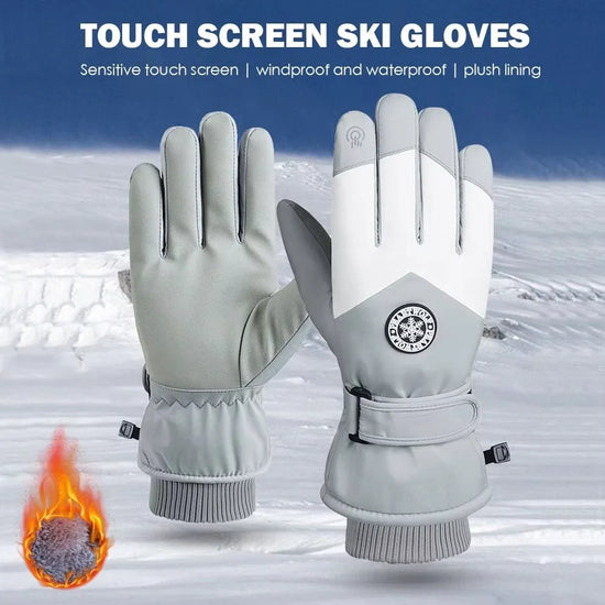 Waterproof Winter Ski Gloves – Touchscreen Snowboard & Motorcycle Gloves for Men & Women