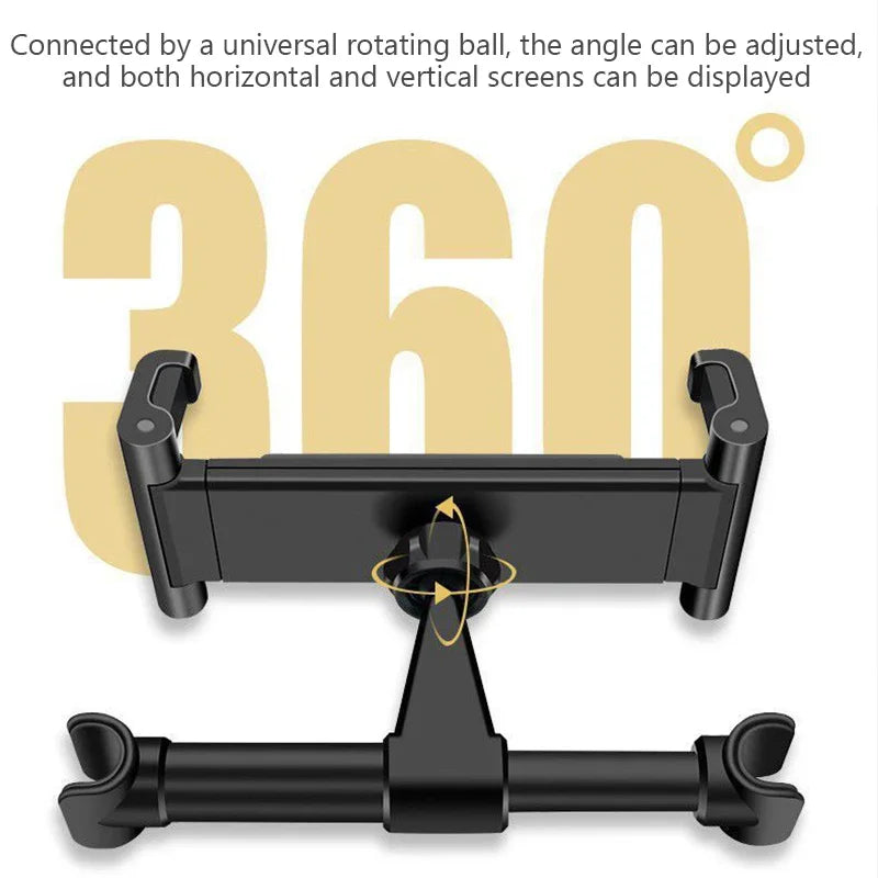 Universal - Inch Telescopic Car Rear Pillow Phone Holder Tablet Car Stand Seat Rear Headrest Mounting Bracket for Tablet Etc