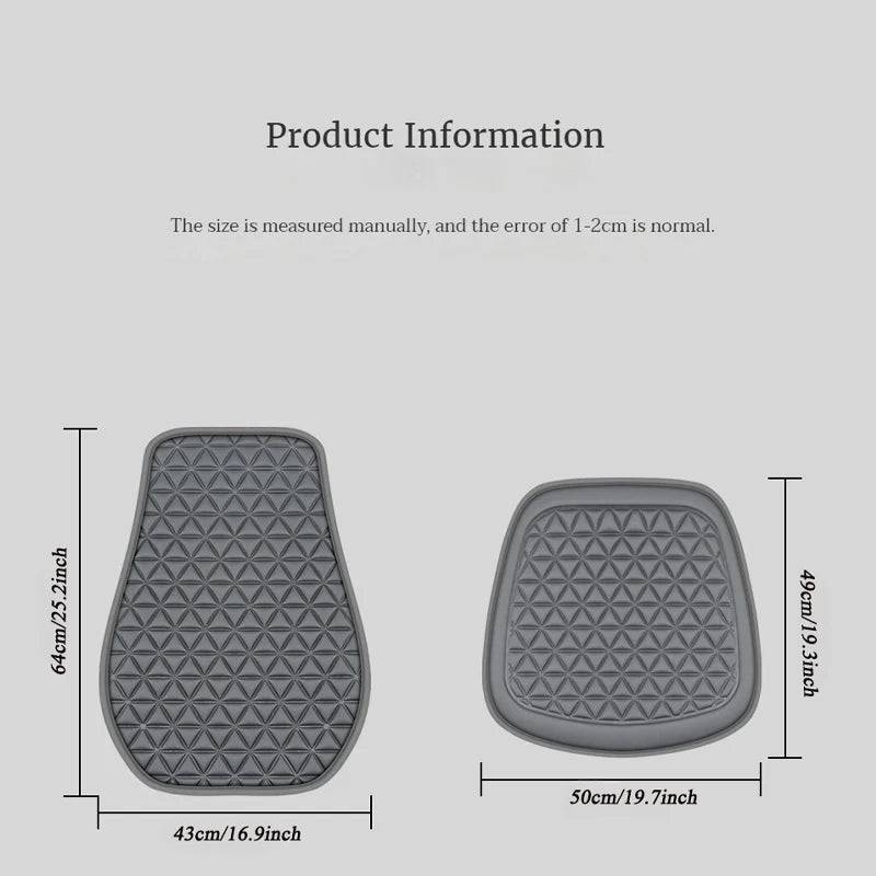 D Suspended Car Seat Cushion Four-Season Comfort Seat Cover with Embossed Pattern