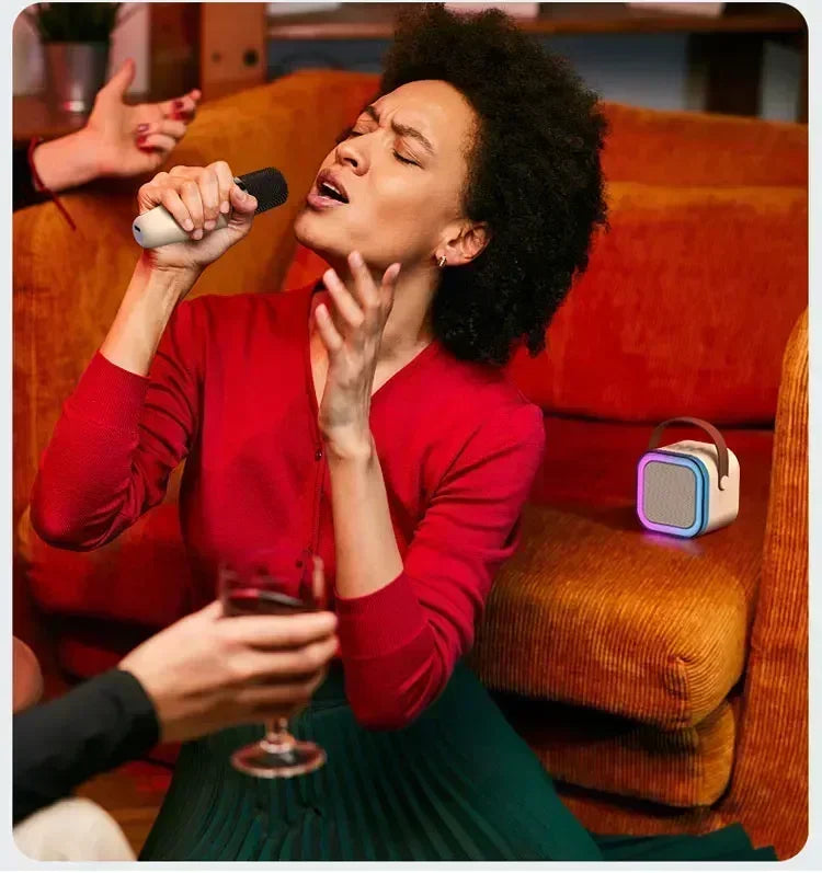 Professional Bluetooth Gaming KTV Karaoke Microphone Noise Cancelling Live Streaming For iPhone Samsung Laptop Speaker Device