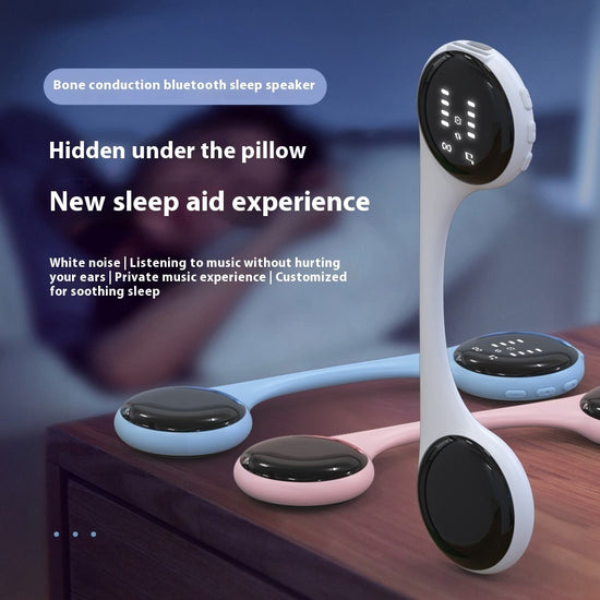 Bone Conduction Bluetooth Sleep Speaker – Wireless Music Headband for Relaxing Sleep