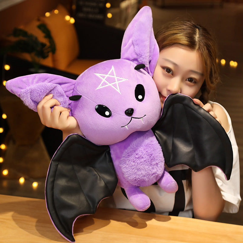 Creative Bat Toy – Soft Animal Plush for Kids & Collectors 🦇💜 - Zecs shopping