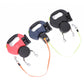 Retractable Dual Dog Leash – Reflective Walking Leash for Small Dogs