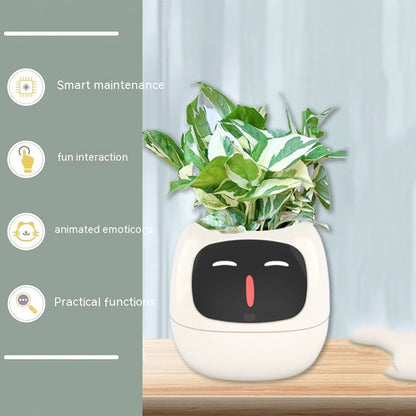AI Smart Planter Pot – Interactive Plant Companion with Expressions & Sensors