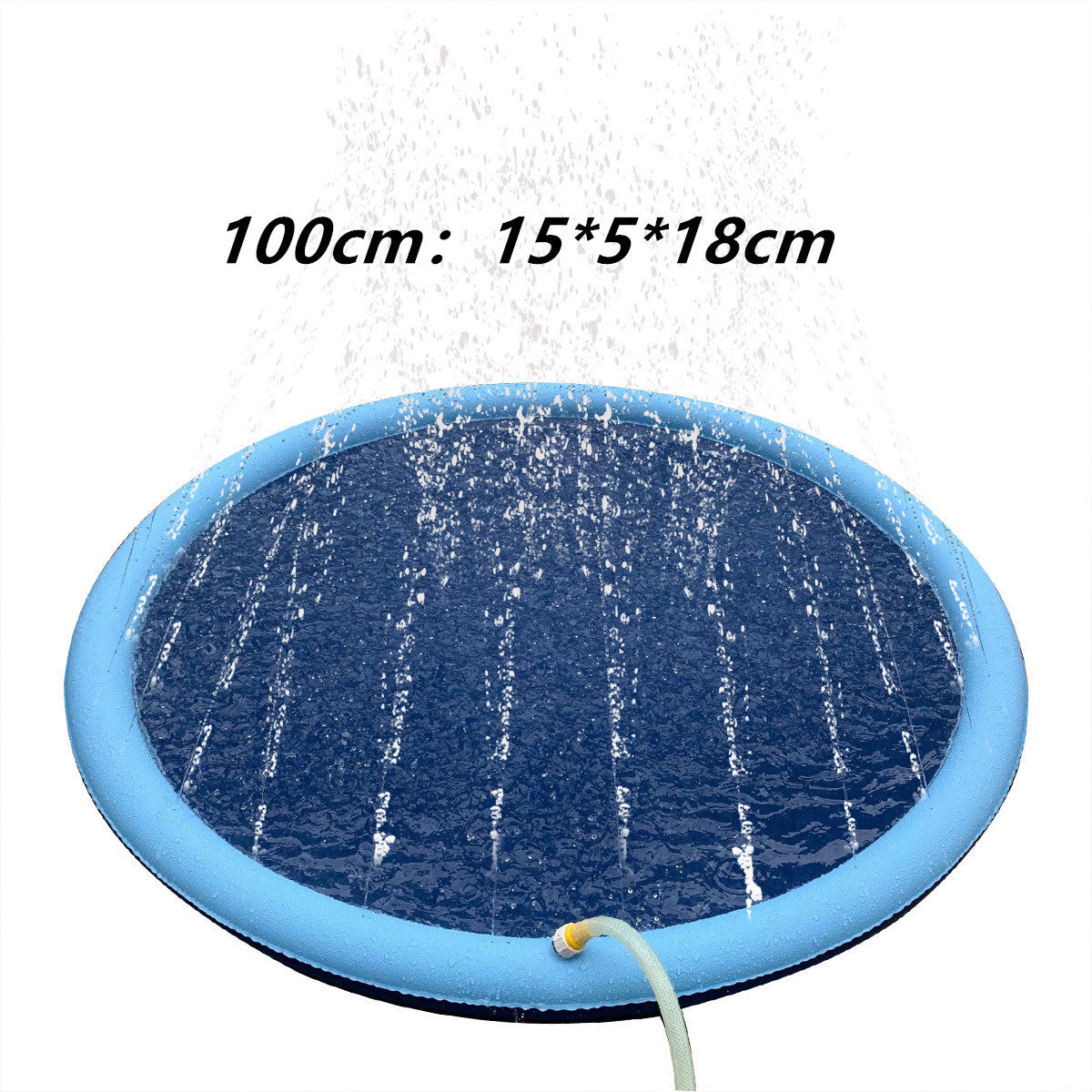 Non-Slip Splash Pad for Kids & Pets – Summer Outdoor Water Play Mat Pool Fountain for Backyard Fun 💦🐶👧 - Zecs shopping