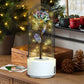 2-in-1 Rose LED Night Light & Bluetooth Speaker – Glass Dome Romantic Gift