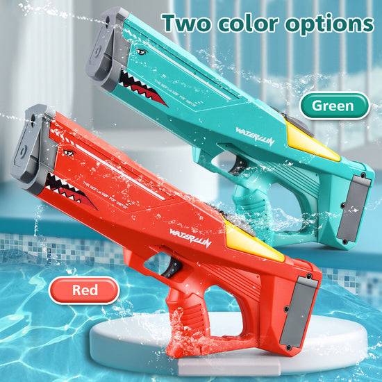 Electric Shark Water Gun – High-Pressure Automatic Soaker Toy for Kids & Teens | Pool Party & Beach Water Fight Fun 🦈💦🔫 - Zecs shopping