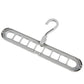 9-Hole Magic Clothes Hanger – Space Saving Folding Closet Organizer