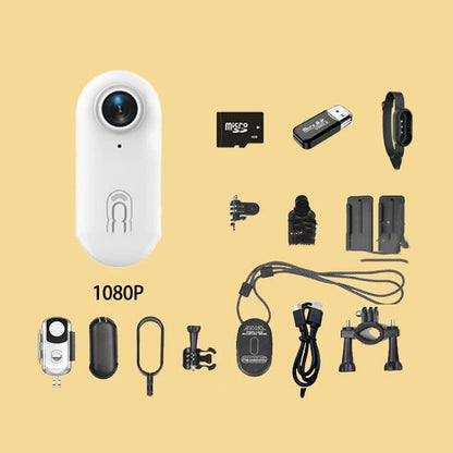 4K Mini Action Camera – Outdoor Helmet & Motorcycle Sports Body Cam