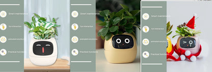 AI Smart Planter Pot – Interactive Plant Companion with Expressions & Sensors