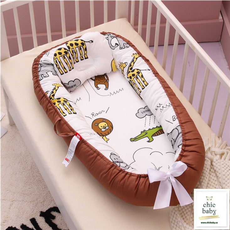 Snuggly Washable Baby Crib – Portable Travel Bed for Peaceful Infant Sleep - Zecs shopping