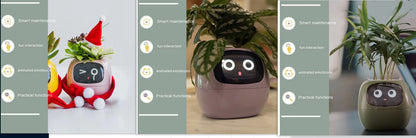 AI Smart Planter Pot – Interactive Plant Companion with Expressions & Sensors