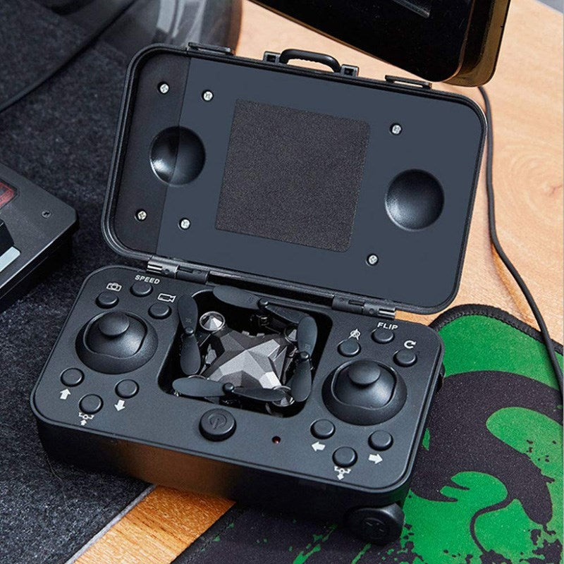 Foldable Luggage Drone – Mini UAV for Kids with Camera & App Control! - Zecs shopping