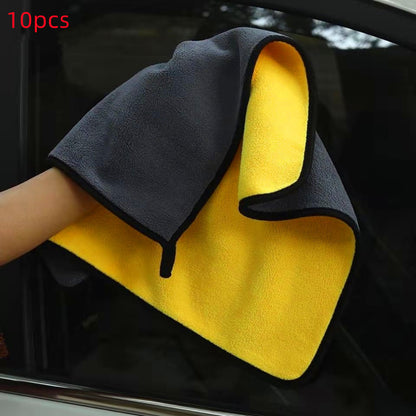 Dual-Sided Microfiber Car Wash Towel – Ultra Soft Cleaning & Drying Cloth