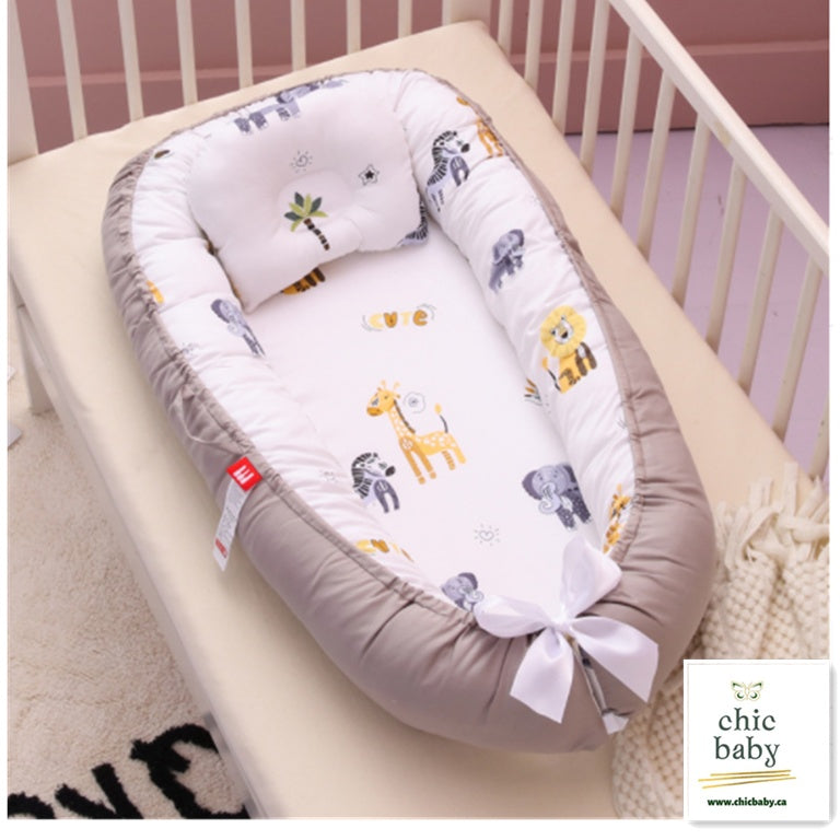 Snuggly Washable Baby Crib – Portable Travel Bed for Peaceful Infant Sleep - Zecs shopping