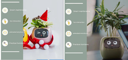 AI Smart Planter Pot – Interactive Plant Companion with Expressions & Sensors