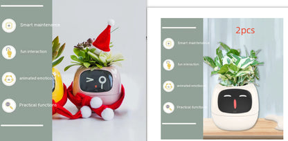 AI Smart Planter Pot – Interactive Plant Companion with Expressions & Sensors
