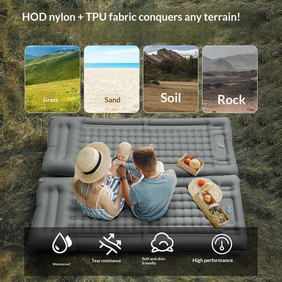 Outdoor Camping Inflatable Mattress – Portable Air Sleeping