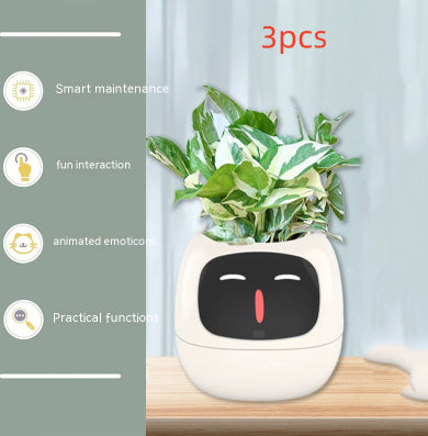 AI Smart Planter Pot – Interactive Plant Companion with Expressions & Sensors