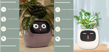 AI Smart Planter Pot – Interactive Plant Companion with Expressions & Sensors