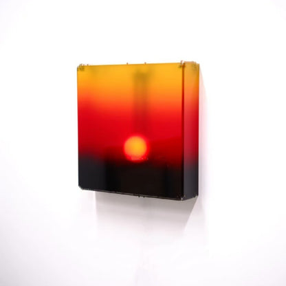 Creative Pull-String Wall Lamp – Sunrise Effect Ambient
