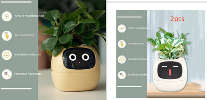 AI Smart Planter Pot – Interactive Plant Companion with Expressions & Sensors