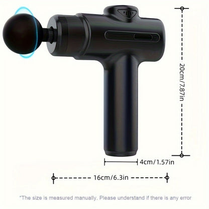 Deep Tissue Massage Gun – Handheld Muscle Percussion Massager with 8 Heads