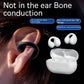 Wireless Ear Clip Bluetooth Headset – Open-Ear Bone Conduction Sports Earbuds
