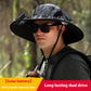 Solar Fan Sun Hat – Wide Brim USB Rechargeable Cooling Outdoor Hat