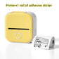 Portable Mini Thermal Label Printer – Bluetooth Photo & Study Sticker Printer