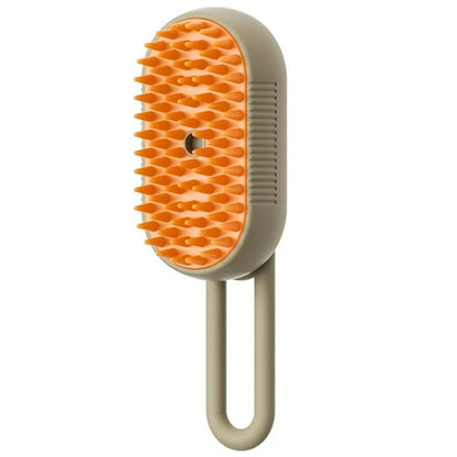 3-in-1 Cat Steam Brush – Pet Grooming & Deshedding Massage Comb