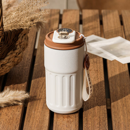 Smart Digital Thermal Bottle – Stainless Steel Temperature Display Coffee Mug